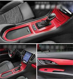Carbon Fibre for Cadillac ATSL 2014-2018 Car Film Interior Stickers Centre Console Gear Dashboard Air Door Handle Lift Panel