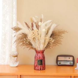Dried Flowers Western Wedding Party Decoration Grass Decor for Elegant Floral Arrangements Home Table Decorations