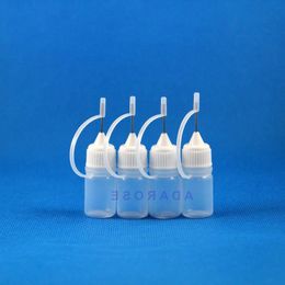 100 Pcs 3 ML LDPE Needle Tip Needle Cap plastic dropper bottle for liquid e juice Fnsau
