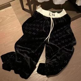 Fall High midja Kanarie Kvinnor Pants Designer Luxury Casual raka benbrett byxor löst och bekväma