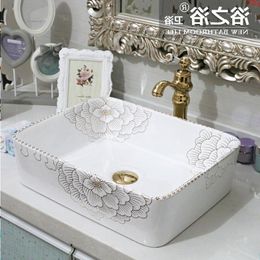 Jingdezhen ceramic art countertop wash basin for bathroomhigh quatity Vgwsw