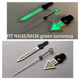 Kits Quality Watch Parts Diving C3 Green Luminous Watch Hands Black for Nh35 Nh35a Nh36a Automatic Movement for Tuan Can Sbbn Srpa