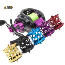 Fish Finder AMO DIY Fishing Tools Abu 3.5 generation 32mm micro object integrated honeycomb spool with side cover bearing double brake 230626