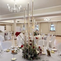 acrylic candlesticks, metal candlesticks, vases, wedding tables, Centre brackets, road leads for party decoration