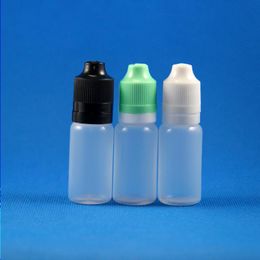 100 Sets/Lot 15ml Plastic Dropper Bottles Tamper Evident Child Double Proof Caps Long Thin Needle Tips e Vapor Cig Liquid 15 mL Whpvq