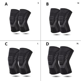 Knee Pads Pack Of 2 Support Non-slip Brace Breathable With Silicone Pad Exercise Protector Kneepad Supplies Running Hiking S