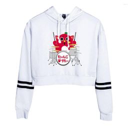 Men's Hoodies Nyango Star Merch 2D Print Umbilical Hooded Sweater Women Sexy K-pops Harajuku