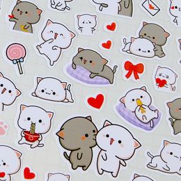 Kids' Toy Stickers Mitao Cat Stickers Cute Cats Animal Graffiti Cartoon Decals Kids Toy Diy Diary Suitcase Scrapbook Phone Laptop Bike Sticker 230625