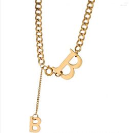 Chains Get Size B Goddess Luxury Gold Colour Necklace Luxe Fashion Jewellery Stainless Steel For Women