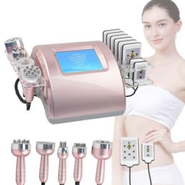 6 IN 1 Skin Tightening Body Slimming Contouring Vacuum Machines WeightLoss 40K Ultrasonic Vacuum RF Cavitation Slimming Machine