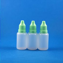 100 Pcs 20ML Plastic Dropper Bottles Tamper Proof Thief Evidence E CIG Liquid Liquide OIL Juice Vapour 20 mL Huelg