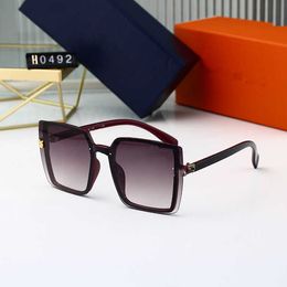 Brand sunglasses New Simple Driver Box Fashion Personality Sunglasses Female