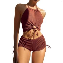 Women's Swimwear Summer Fashion Split Swimsuit Sexy Sweet Charming Temperament Sporty Swimsuits For Women With Shorts