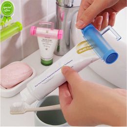 New Wall Mount Toothpaste Squeezer Easy Use Lazy Tooth Paste Rolling Tube Squeezers Dispenser Holder Bathroom Accessories