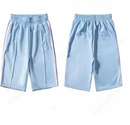Designer Mens Shorts Men Womens Designer Short Pants Letter Printing Strip webbing Casual Five-point Angle Clothes Summer Beach Clothing Blue pink