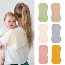 49*27CM Baby Burping Cloth Solid Color Bandana Accessories 100% Cotton Towel Reusable Absorbent Infant Stuff for Baby Bibs