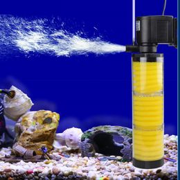 Other Aquarium Fish 3 In 1 Tank Filter 10W 20W 25W 30WUltra Quiet Oxygen Pump Accessories 220V 230626