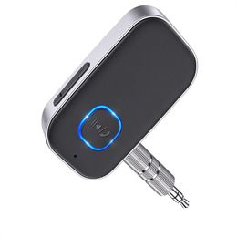 J22 Bluetooth Receiver AUX Wireless Bluetooth 5.0 Car Adapter Portable Wireless Audio Adapter 3.5mm Aux with Microphone