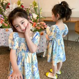 Girl Dresses In Clothing For Girls Summer Dress Eid Kids Clothes 2 To 8 Years Baby One-piece Princess