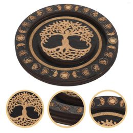 Storage Bags Bracelet Display Tray Bangle Beaded Dish Decorative Jewellery Wooden Round