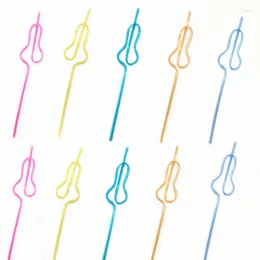 Party Decoration 10pcs Wedding Straws Bride To Be Bachelorette Team Straw For Hen Night Decorations Supplies