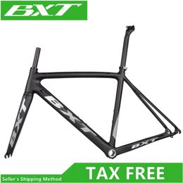 Car Truck Racks BXT Full Carbon Ultralight Road Bike Frame Di2 suitable 130mm hubs and 700c Wheels V Brake Carbon fiber road bike frame 230626