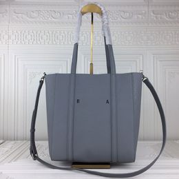 Large Tote Shopping Bag Women Handbags Purse Genuine Leather Removable Strap Fashion Letters Internal Zipper Pocket Multiple Colors Handbag