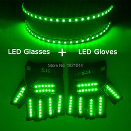 LED Gloves Style LED Costume Suit LED Glasses LED Gloves Festival Performance Props LED Laser Glasses LED Light up Gloves Party Decor 230625