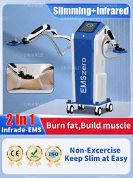 2024 2 Handles Vacuum Therapy Machine With RF Muscle Sculpt Body Build Fat Reduce Machine Manufacturer EMSzero Muscle Stimulation