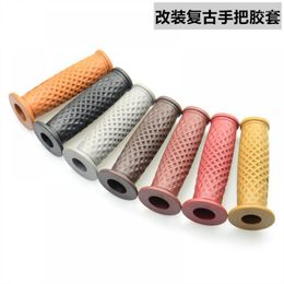 Handlebars 7/8" 22mm Universal Motorcycle Handlebar Grip Non Slip Rubber Handle Bar End For Scooter Bicycle Bike Motorbike