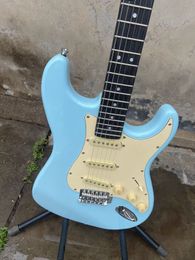 Light Blue and traditional Guitar Fast Free Ship