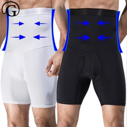 Waist Tummy Shaper Men Slimming Waist Trainer Control Panties Body Shaper Thigh Trimmer Boxer Abdominal Underwear 230626