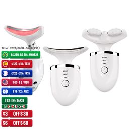 Massager Ems Microcurrent Face Neck Beauty Device Led Photon Firming Rejuvenation Anti Wrinkle Thin Double Chin Skin Care Facial Massager