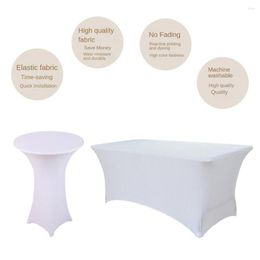 Table Cloth Desk Non-slip Anti-stain Decorative Cocktail Party Cover Stretchy Home Supplies