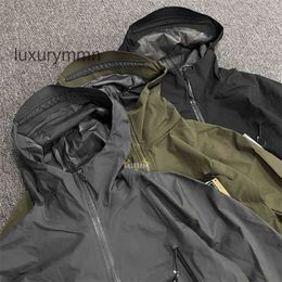 Coats Jacket Arcterys Designer Jacket Brand Mens Men's Clothes Leaf Lt Gen2 Military Bird Waterproof J15K