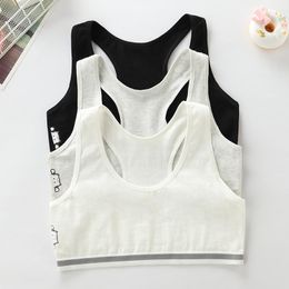 Camisoles & Tanks Anti-bump Bra For Developing Underwear Girls Sports Vests 12-14-16 Years Old.
