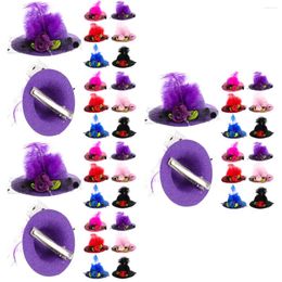 Bandanas Card Issuer Tea Party Hat Hair Clip Decorative Mini Kids Little Girl Tiny Children