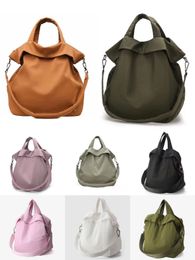 lu yoga handbag yoga bags tote female wet waterproof medium luggage bag short travel 19L quality with brand logo