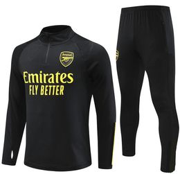 2023 2024 Arsen Tracksuit Sets Men Kids Soccer Football 23 24 Half Pulled Long Sleeve Soccer Football Gunners Training Suit Survetement Foot Chandal Jogging 717