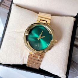 Fashion Full Brand Wrist Watch Women Ladies Style Luxury With Logo Steel Metal Band Quartz Clock G 135