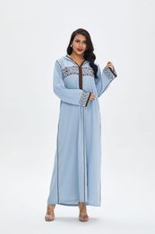 Ethnic Clothing Ramadan Eid Mubarak Abaya Dubai Turkey Islam Arabic Muslim Hijab Dress Kaftan Abayas Dresses For Women Robe Longue