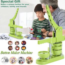 Craft Tools 2532374458MM Badge Button Maker Machine DIY Badges InstallationFree Punch Press Making Artworks 230625