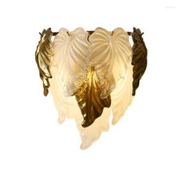 Wall Lamp Luxury French Glass Bedroom Bedhead Postmodern Italian Medieval Living Room Background