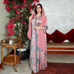 Ethnic Clothing Caftan Marocain Abaya Dubai Turkey Islam Kaftan Muslim Hijab Dress African Dresses For Women Robe Arabe Kimono Femme