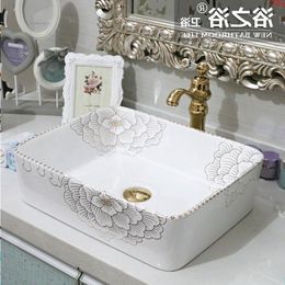 Jingdezhen ceramic art countertop wash basin for bathroomhigh quatity Rqaij