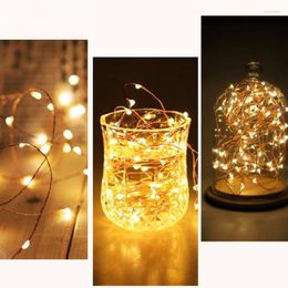 Strings Led Fairy Lights Copper Wire String Year Light 1/2/5/10M USB/3 Battery Operated Curtain Garland For Bedroom