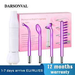Face Massager DARSONVAL Apparatus High Frequency Machine Acne Tools Face Massager D'arsonval Skin Care Beauty Spa Darsonval For Hair 230626