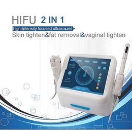 2 in 1 Ultrasound Face and Vagina HIFU Smas Machine Facial Lifting Body Vaginal Face Lift HIFU Rejuvenation Beauty Salon Equipment