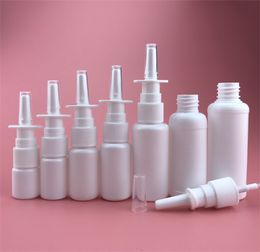 Plastic Nasal Spray Bottle with Pump Sprayer PE Spray Bottle 10ml 20ml 30ml 50ml Refillable Bottle JL1300