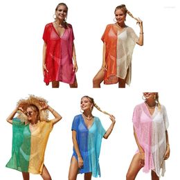 Women's Swimwear Beach-Crochet-Dress Bathing Suit Cover Ups Sexy Coverup For Womens Summer Outfit